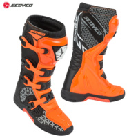 SCOYCO vente en gros respirant équilibré anti-dérapant étanche fluorescéine équitation moto chaussures de course cavalier moto bottes