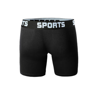 ODM boxeurs de Sport européens américains pour hommes mi-hauteur sous-vêtements antibactériens respirants Anti-scrotal humidité 2XL slips boxeurs - Product Image 4