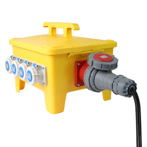 HY1806 Quadro Elettrico di Distribuzione Industriale Impermeabile a 12/24/36 Vie Cassetta Portaprese Mobile Portatile da Esterno - Product Image 1