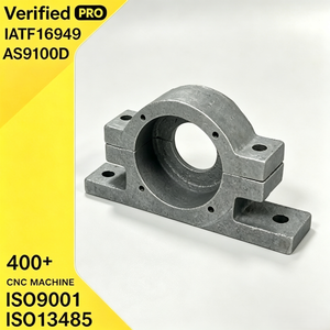 Soporte de Eje de Precisión de Dos Piezas con Abrazadera, Base de Brida de Aluminio Billet, Fundición CNC, Carcasa Dividida de Alta Rigidez Personalizada - Product Image 1
