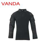 Combinaison tactique Vanda Soft Shell, combinaison de type grenouille, polyester, entraînement en plein air, chemise tactique à manches longues