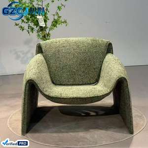 Fauteuil individuel décontracté en forme de crabe pour salon, style luxe léger, minimaliste italien, haut de gamme, design créatif - Product Image 1