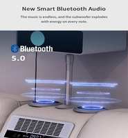 Luxuriöses Kingsize-Bett mit LED-Beleuchtung, Smart-Multifunktions-TV, HD-Projektor – Moderner verstellbarer Holzrahmen, Leder, 3 Jahre Garantie