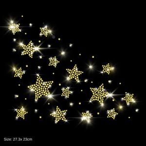 Motif Gypsophile pour personnaliser vos vêtements, <span class=keywords><strong>strass</strong></span> thermocollants, <span class=keywords><strong>strass</strong></span> plats, décoration DIY pour chemises, pantalons, poches - Product Image 2