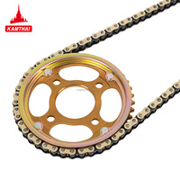Set Rantai dan Gir Motor KAMTHAI untuk Honda Mega Pro New Monoshock MEGA PRO MONO 428H-124L-14T-42T Aksesoris