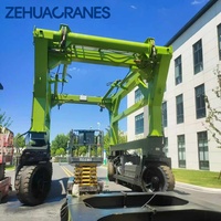 Chariot porte-conteneurs avec moteur et boîte de vitesses Zehua pour un moment de charge élevé et des opérations portuaires efficaces