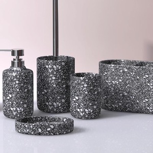 Estilo Europeo simplemente diseñado negro polyresin bebé cuarto de <span class=keywords><strong>baño</strong></span> <span class=keywords><strong>accesorios</strong></span> - Product Image 4