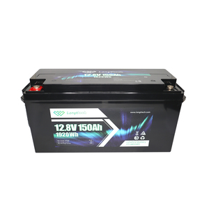 Batterie solaire lithium-polymère 12.8v de haute qualité 12.8v 150ah batterie lithium-ion lifepo4 pour systèmes de stockage d'énergie solaire - Product Image 1