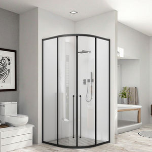 Porta Scorrevole in Lega di Alluminio Personalizzata a Forma di Arco Rettangolare per Palestre, Hotel, Bagni, Eco-compatibile, con Separazione Asciutto/Bagnato per <span class=keywords><strong>Doccia</strong></span> - Product Image 1