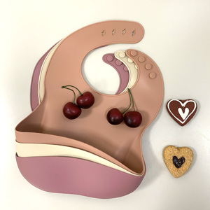 Bavoirs pour <span class=keywords><strong>bébé</strong></span> en silicone de qualité alimentaire, sans BPA, avec fermeture à bouton, faciles à nettoyer, imprimés sur mesure, pour bébés de 19 à 24 <span class=keywords><strong>mois</strong></span>, lavables, fabriqués en Chine - Product Image 6