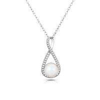 Collier pendentif en perles en argent Sterling 925 de luxe pour femme cadeau bijoux S925 argent polyvalent nouveau Style clavicule chaîne pendentif