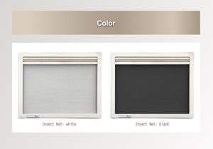 Awnlux Mosquitera y Persiana para Ventana de una Pieza, sin Soldaduras, de Aleación de Aluminio Cuadrada, Resistente a los Rayos UV - Product Image 6