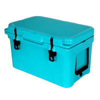 Glacière portable rotomoulée 65L en PE, moderne, durable, isotherme, réutilisable, avec ouvre-bouteille, étanche, pour la pêche et les aliments en conserve