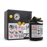 Kit de réparation de pneus d'urgence pour voiture JPAD, liquide de réparation de pneus, pompe électrique universelle en alliage d'aluminium 12V 50-100 PSI, outil de réparation de pneus gonflables