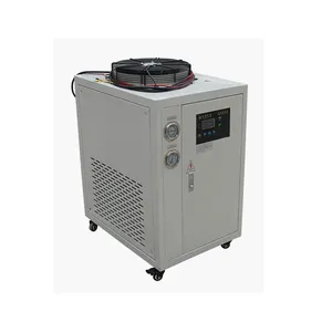 1hp 2.8kw air cooled water chiller with tank and coils copper tube evaporator for laser cutting machine