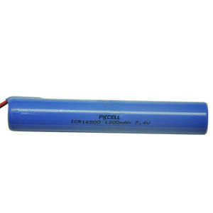 리튬 원통형 배터리 <span class=keywords><strong>16500</strong></span> 1200mAh <span class=keywords><strong>3.7v</strong></span> 및 전자 장비 용 배터리 팩 - Product Image 3