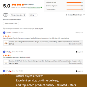 Owentek Cao Cấp Tự Nhiên Maple Và Gỗ Sồi Phù Hợp Với Móc Treo Bán Buôn 360 Độ Xoay Móc U Hình Không Trượt - Product Image 6