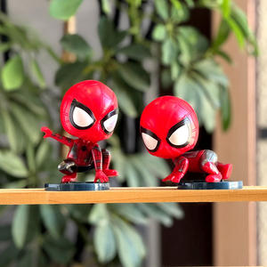 Figura <span class=keywords><strong>de</strong></span> Spider-Man Versión Q, Material ABS, Decoración para Pastel <span class=keywords><strong>de</strong></span> Cumpleaños y Mesa <span class=keywords><strong>de</strong></span> Postres, Figura <span class=keywords><strong>de</strong></span> Anime <span class=keywords><strong>de</strong></span> Dibujos Animados, Juguete Infantil para Niños <span class=keywords><strong>de</strong></span> 0 a 24 Meses - Product Image 2