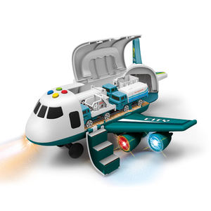 Camión de Basura de Aleación Deformation Stores, <span class=keywords><strong>Juguetes</strong></span> de Avión para Niños con Inercia, con Luz y Música - Product Image 1