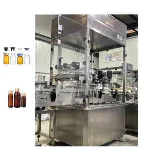 High speed automatic small bottle liquid filling machine penicillin vial capping machine with low price