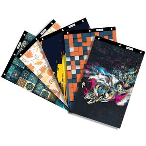 3D Texture Lại Skin Cho Ipad Tablet Điện Thoại Di Động Bọc Da Điện Thoại Đầy Màu Sắc Trở Lại Sticker Cắt Máy Tấm Nguyên Liệu - Product Image 6