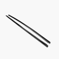 Kit d'extension de bas de caisse en ABS noir brillant pour Volkswagen Multivan T7 2024 et plus