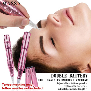 Kit de Microblading MASSA à Double Batterie, <span class=keywords><strong>Machine</strong></span> de Maquillage Permanent Électrique Semi-Sans Fil (PMU) pour Micropigmentation et <span class=keywords><strong>Tatouage</strong></span> - Product Image 5