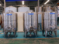 Cuves à vin et à fruits Cassman SS304 500L-3000L avec enveloppe glycolée et vanne de régulation de pression mécanique pour la fermentation en cave à vin