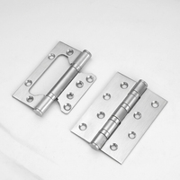 Charnière silencieuse en acier inoxydable pour porte en bois et porte de maison, 4 pouces
