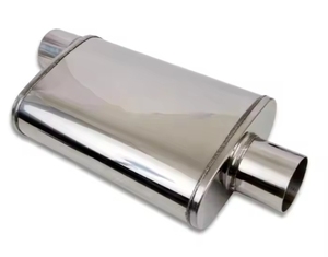 Suministro directo de fábrica Piezas de sistema de escape automático de alto rendimiento Silenciador de escape universal pulido de acero inoxidable 409 - Product Image 3