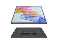 Écran numérique élégant Leposs ultra-fin à dos plat, haute gamme de couleurs, sans CMS, avec télécommande, 32, 43, 50, 55, 65, 75 pouces