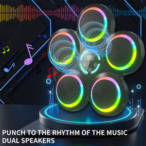 Q0391 nuova Idea di prodotti 2025 alta qualificato su misura Smart ultima parete montata su elettronica macchina pugilato materiale Pu Led - Product Image 2