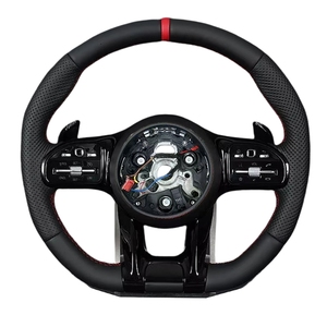 Pièce auto, volant pour Mercedes-Benz W177 W213 W204 W205 W211 C257 AMG GT GLE CLA, volant en fibre de carbone et Alcantara - Product Image 1