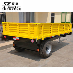 Remolque de volquete de 3 toneladas para <span class=keywords><strong>tractor</strong></span> de granja de tres lados - Product Image 3