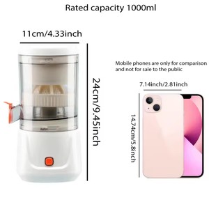 Exprimidor de Cítricos Multifuncional de Acero Inoxidable Blanco al por Mayor, Nuevo, de Boca Ancha y Extracción Lenta - Product Image 3