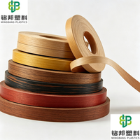 Bande de bordure en PVC Mingbang Factory Direct, écologique, effet bois, pour le bordage des meubles, des armoires et des placards.