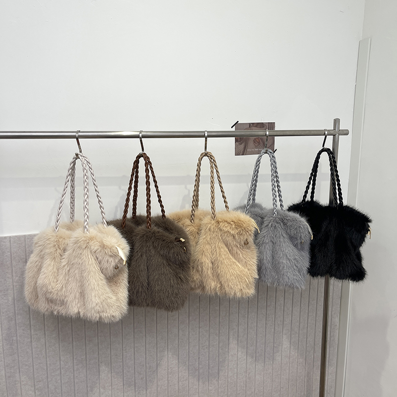 oversized fur bag