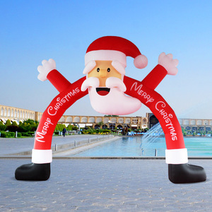 Inflatable Santa Claus Arch Outdoor Christmas Decoration PVC Material For Yard Garden Party Holiday Display - Product Image 3