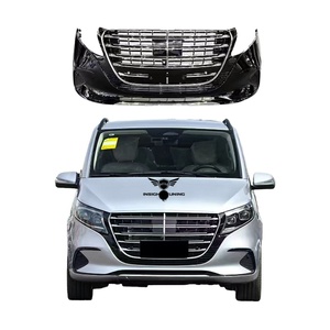 Nuevo Diseño de Difusor de Parachoques Delantero con Tubos de Escape para Mercedes-Benz <span class=keywords><strong>Clase</strong></span> <span class=keywords><strong>V</strong></span> Vito W448 <span class=keywords><strong>2016</strong></span>+ Actualización 2025 Kit de Carrocería - Product Image 1