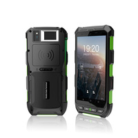 Système Android ip65 batterie intégrée reconnaissance faciale et empreinte digitale Code biométrique QR Terminal de présence de temps mobile portable