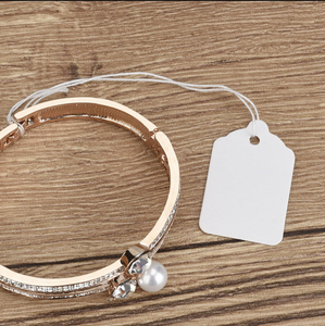 51x83 Mét quần áo may mặc trắng chuỗi giấy treo <span class=keywords><strong>Tag</strong></span> cho vớ - Product Image 4