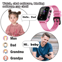 Reloj Inteligente para Niños 2G GSM con Llamadas de Voz, Rastreador LBS, SOS, Cámara, Alarma, Android/iOS