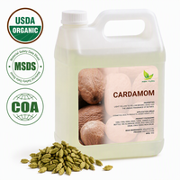 Huile essentielle de cardamome de qualité supérieure, distillée à la vapeur, pour l'aromathérapie, les diffuseurs, les parfums et la fabrication de savons, vente en gros, USDA