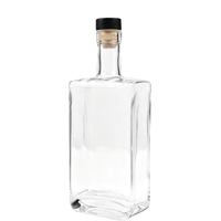 Botol Kaca Wine Vodka Whisky Brandy Rum Persegi Panjang Grosir RSG 700ml 750ml