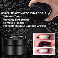 Belleza profesional Cuidado personal Blanqueamiento de dientes orales Polvo de carbón de bambú 100% Polvo de carbón de cuidado bucal natural