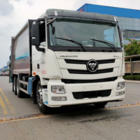 Compacteur à double essieu arrière Foton Auman 23m³, direct usine, Euro 6, camion d'assainissement