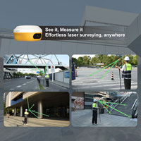 Récepteur GNSS laser L1 SingularXYZ, système de topographie RTK haute précision, kit base et mobile E1 Lite pour la cartographie