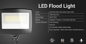 Super Bright High Efficiency 19500lm Outdoor LED <strong>Floodlight</strong> IP65 Landscape Flood Lighting 200w With 4000K <strong>Color</strong> Temp - Product Image 4