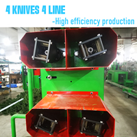 Machine automatique à 4 lignes pour la fabrication de feuilles et d'aiguilles de pin pour arbres de Noël