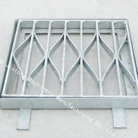 Grille en acier galvanisé à chaud, directement de l'usine |   Couverture de caniveau de drainage |   Grilles métalliques antidérapantes fabriquées en Chine